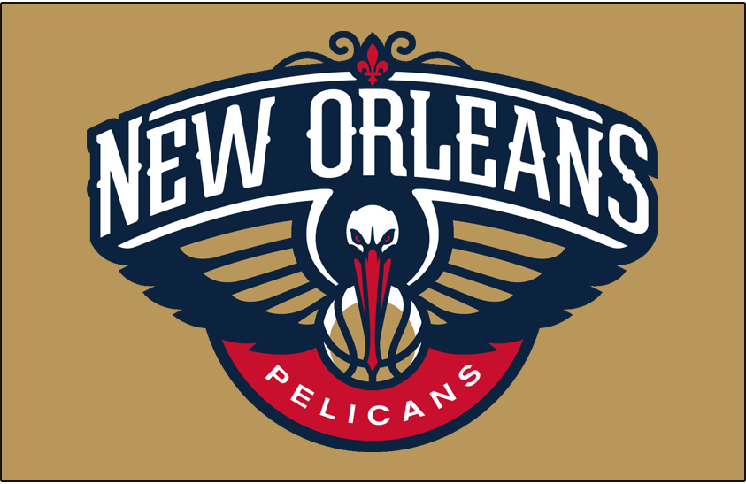 New Orleans Pelicans 2013-Pres Primary Dark Logo iron on transfers for clothing